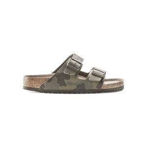 Birkenstock Unisex Arizona Soft Footbed Birko-Flor Sandal - Camo Green